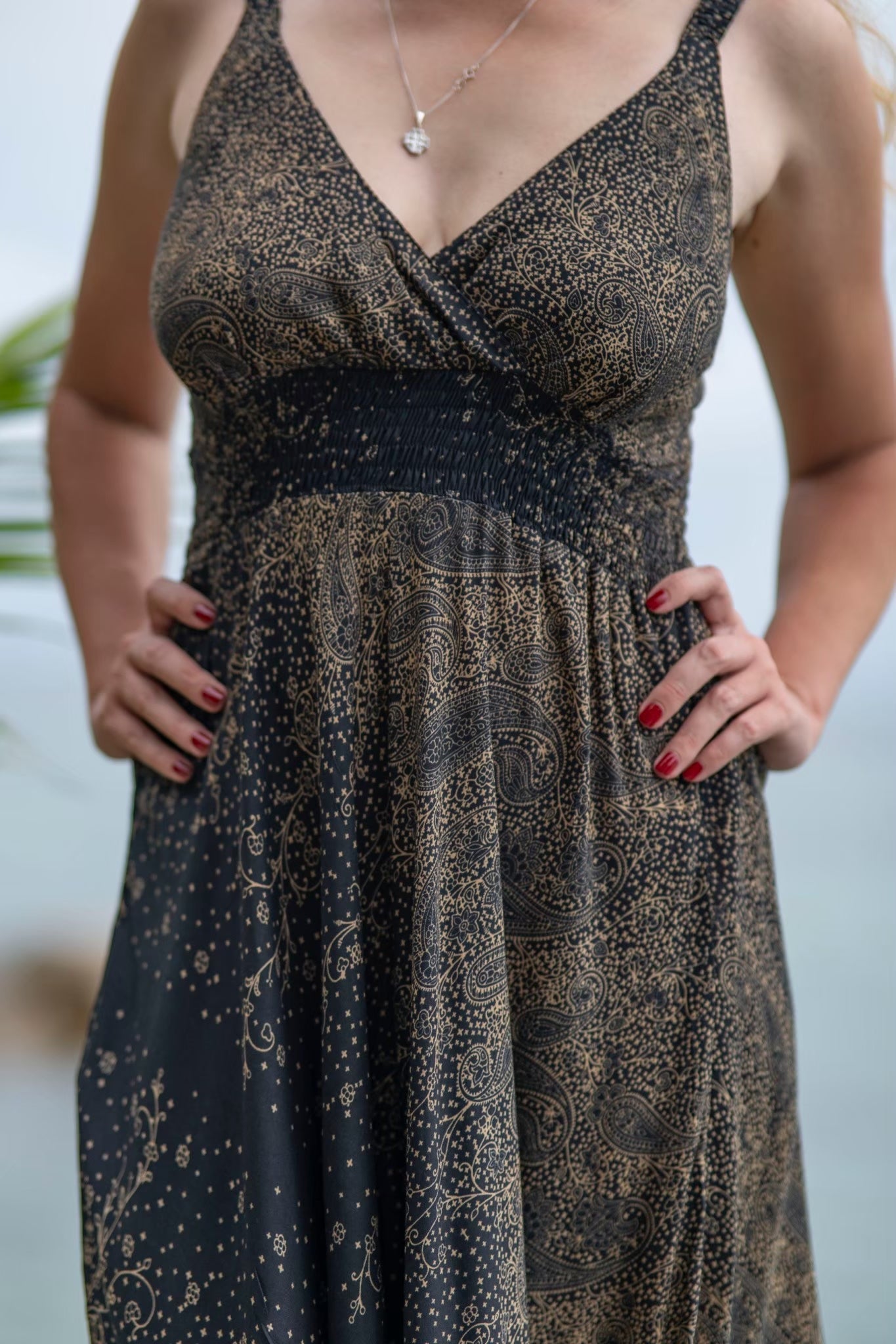 Floral Monotone Catherine Dress